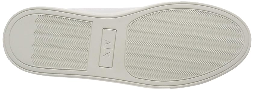 Amazon.com | Armani Exchange Men's Low-Top Sneakers, White